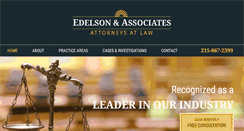 Desktop Screenshot of edelson-law.com
